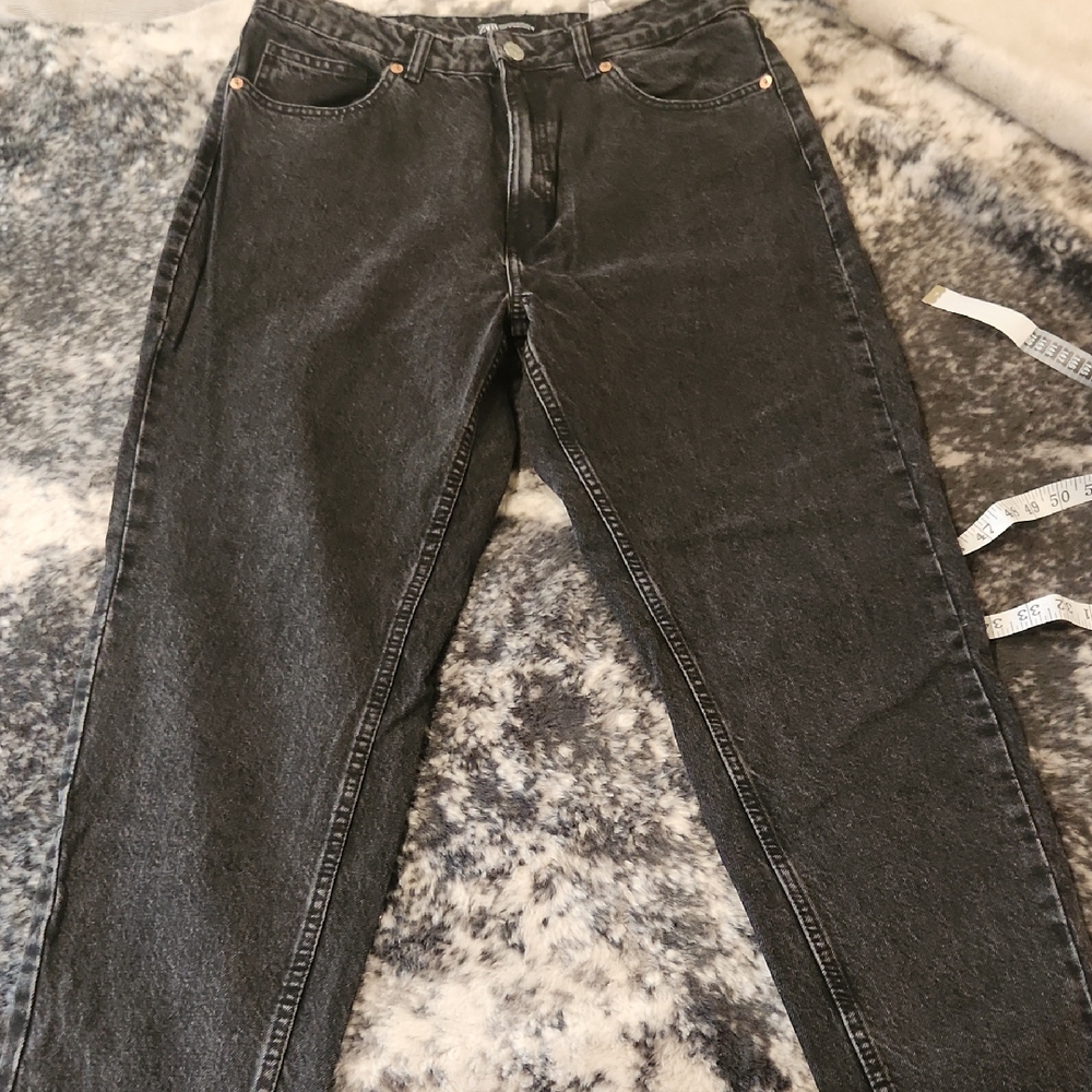 Zara Charcoal Denim Pants